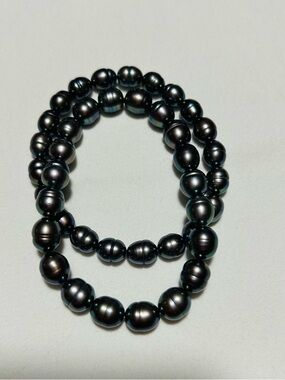 Honora Black Pearl Bracelet Set